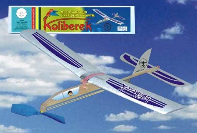 HM: KOLIBEREK - lietadlo s gumovým pohonom