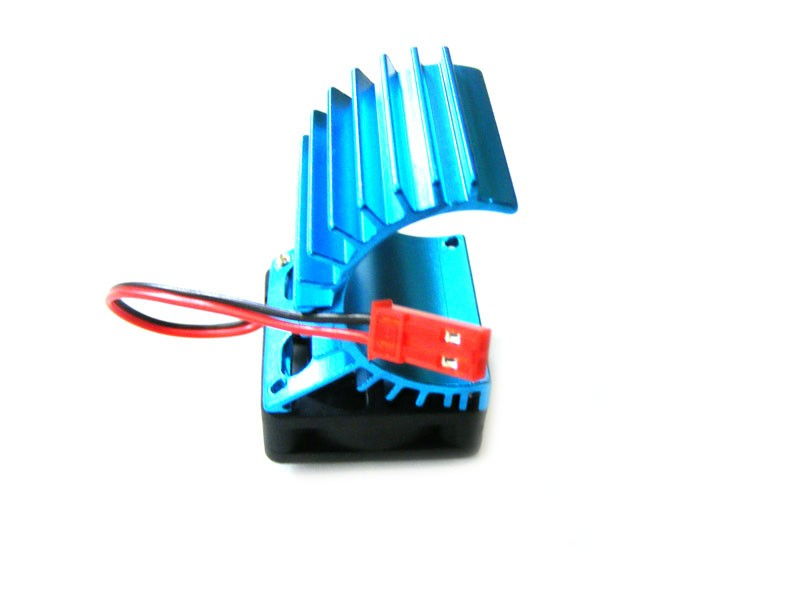 HIMOTO Chladič s ventilátorom pre motory 380-400 - modrý