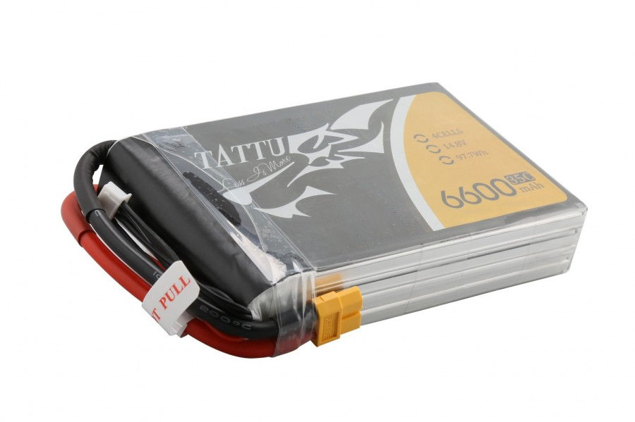 Batéria 6600mAh 14.8V 35C plochá TATTU Gens Ace