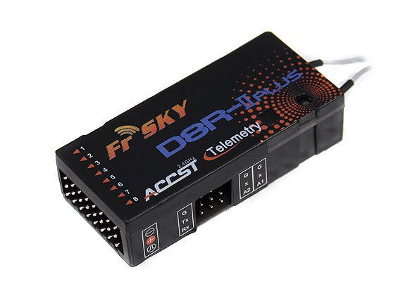 Prijímač FrSky D8R-II Plus 8CH 2,4 GHz - telemetria