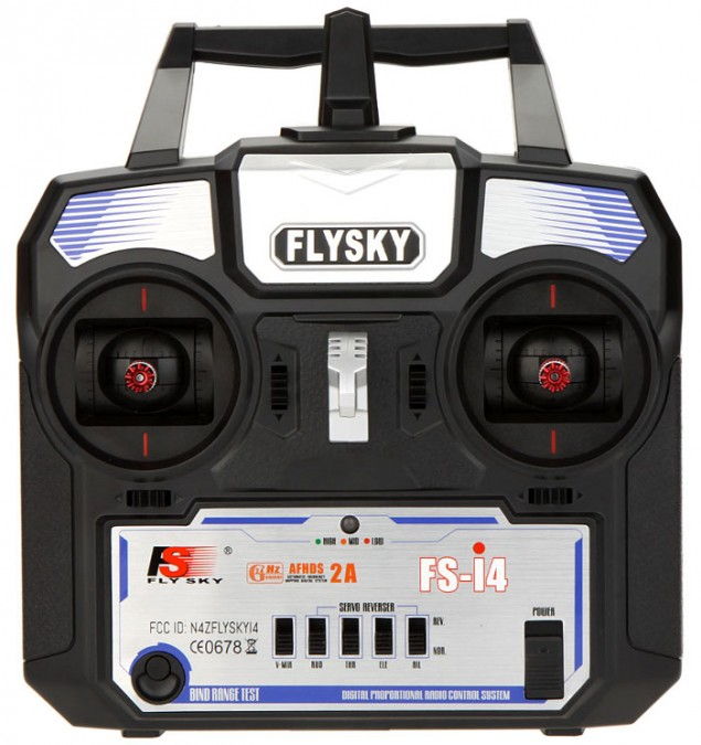 FlySky FS-i4 4CH 2,4 GHz + A6 prijímač