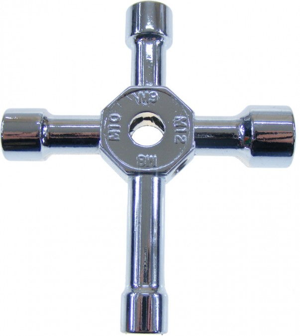 Q Model Sviečkový kľúč M8 / 9/10/12 4-stranný STD