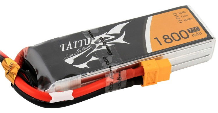 Batéria 1800mAh 11.1V 75C TATTU Gens Ace (Specially Made for Victory)
