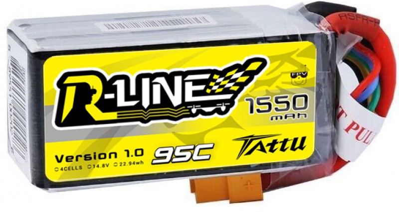 Batéria 1550mAh 14.8V 95C TATTU R-Line Gens Ace