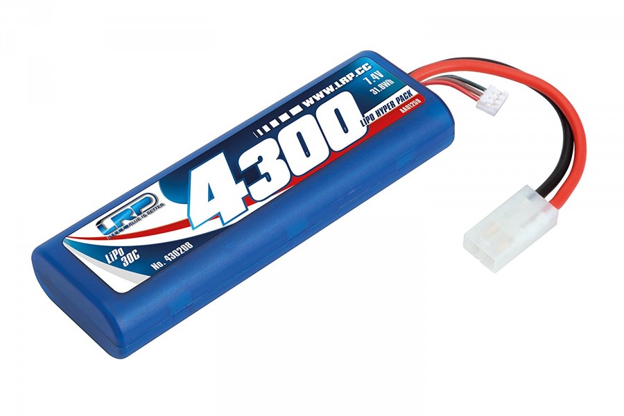 Batéria 4300mAh 7.4V 30C 2S1P LRP Stickpack Hardcase