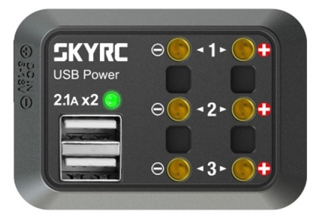 Distribútor napájania DC SkyRC s konektorom banánov