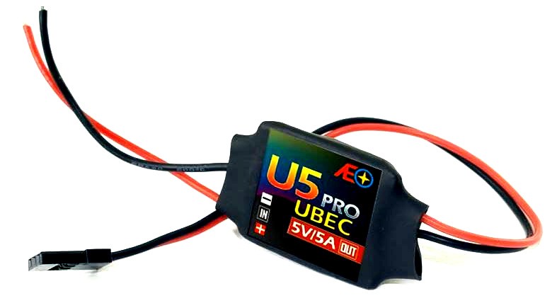 Regulátor napätia prijímača DWhobby U5 UBEC PRO 5A 5V