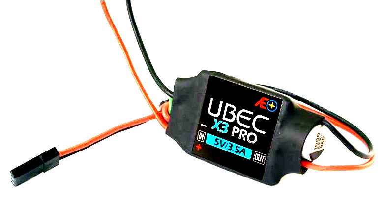 Regulátor napätia prijímača DWhobby X3 UBEC PRO 3.5A 5V