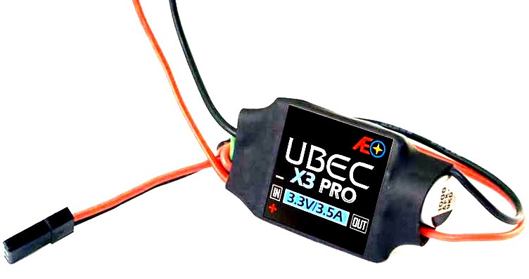 Regulátor napätia prijímača DWhobby X3 UBEC PRO 3.3V 3.5A