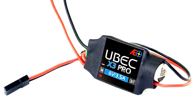 Regulátor napätia prijímača DWhobby X3 UBEC PRO 6V 3.5A