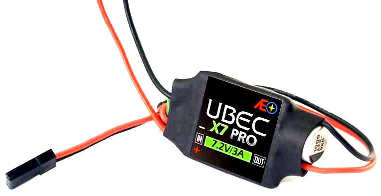 Regulátor napätia prijímača DWhobby X7 UBEC PRO 7.2V 3A