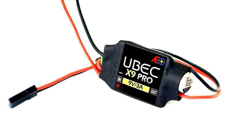 Regulátor napätia prijímača DWhobby X9 UBEC PRO 9V 3A
