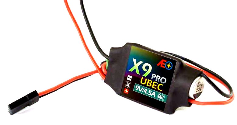 Regulátor napätia prijímača DWhobby X9 UBEC PRO 9V 4.5A
