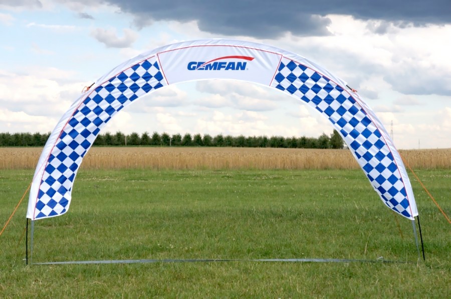 GEMFAN 300x190cm cieľ pre pretekanie dronov