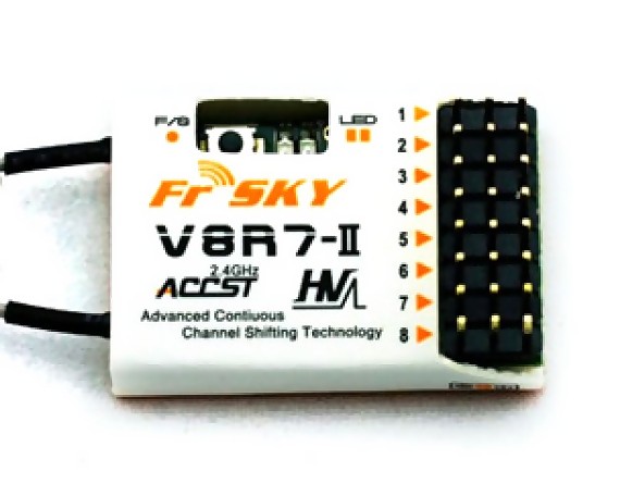 Prijímač FrSky V8R7-II 7CH 2,4 GHz (HV)