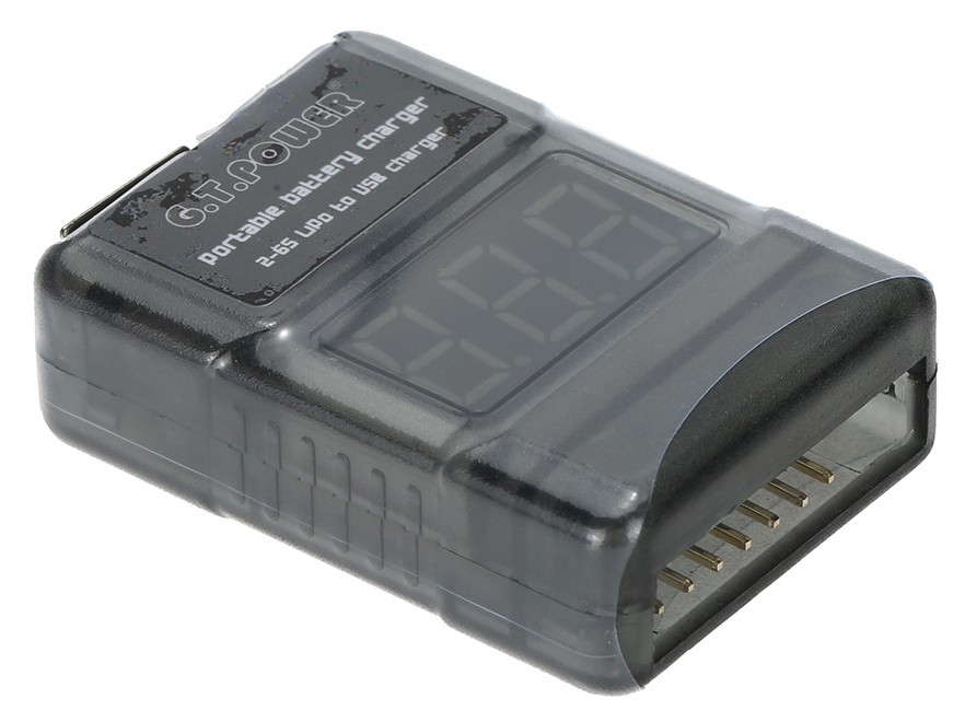 GPX Extreme: USB prenosná nabíjačka - napájaná 2S-6S LiPo batériou
