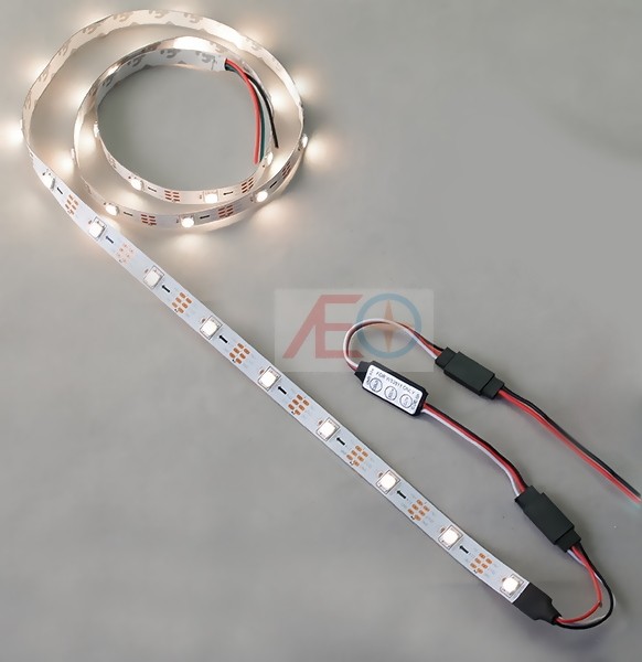 LED osvetlenie - RGB páska 1m + 5V regulátor