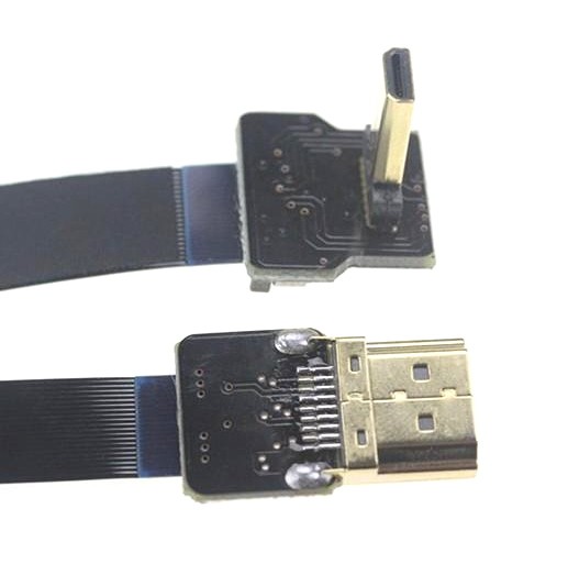 Miniatúrny kábel HDMI - HDMI kábel HDMI - 33 cm čierny