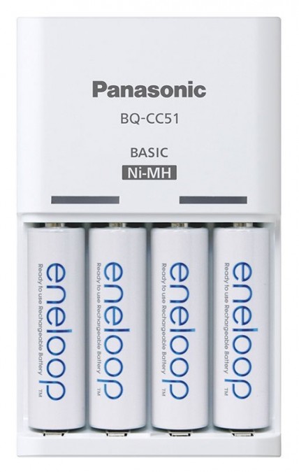 Panasonic Eneloop BQ-CC51E + 4xAA nabíjačka Eneloop 1900mAh (AA / AAA)