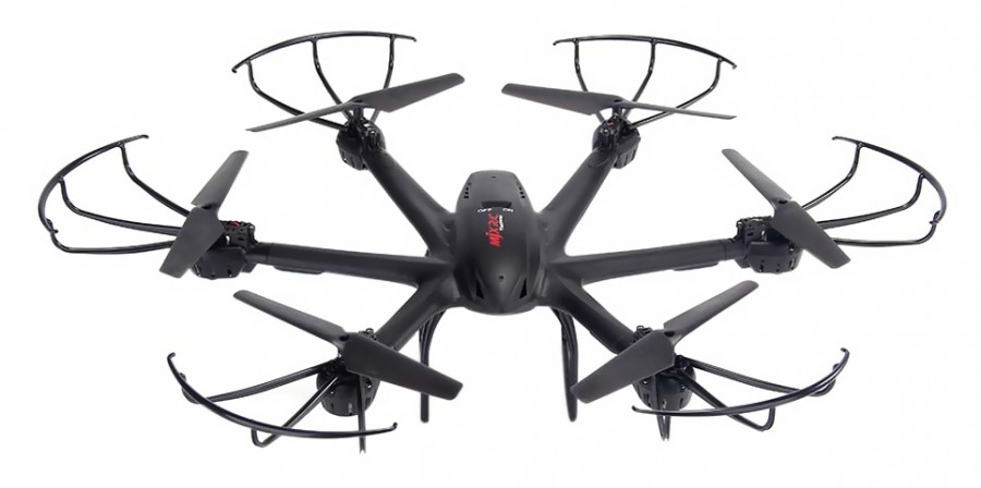 MJX X601H Hexacopter RTF (kamera FPV 480p, 2,4GHz, gyroskop, barometer, 50cm) - čierna