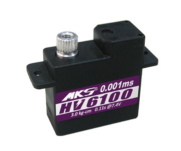 Servo MKS HV6100 (mikro, 8,4 V, 0,10s / 60, 3,2kg-cm)