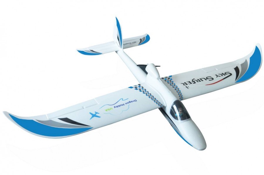 Air Fly: Sky Surfer ARF (140cm, Brushless, 1300mAh) - modrá