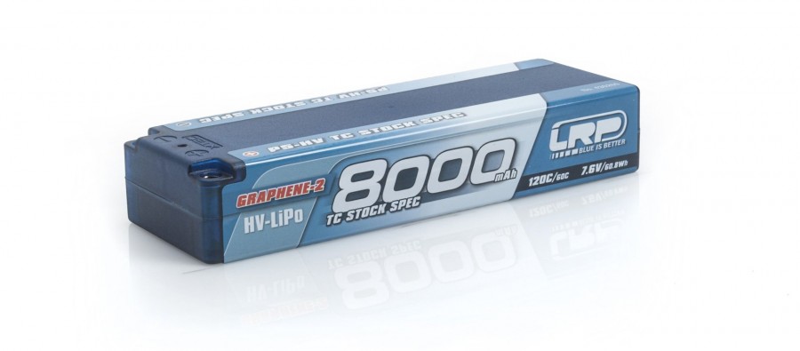 Batéria 8000mAh 7.6V (2S) 120C/60C hardcase LRP P5-HV TC Ultra LCG GRAPHENE