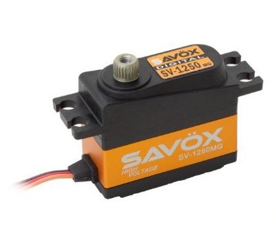 SAVOX HV mini kovové prevodové servo - SV-1250MG (4,6kg / 6,0V, 0,11sec / 60 *)