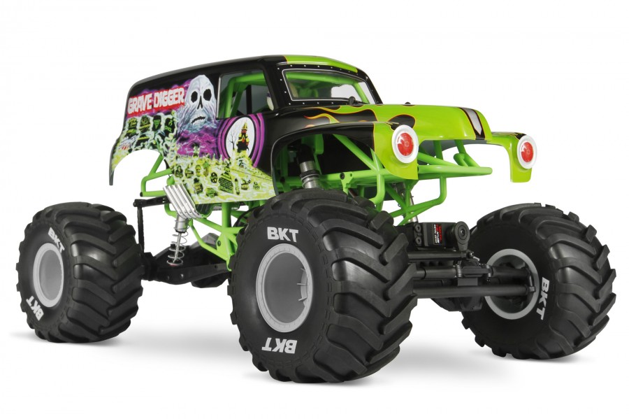 RC Auto Axial SMT10 Grave Digger Monster Jam Truck 1:10 4WD ARTR