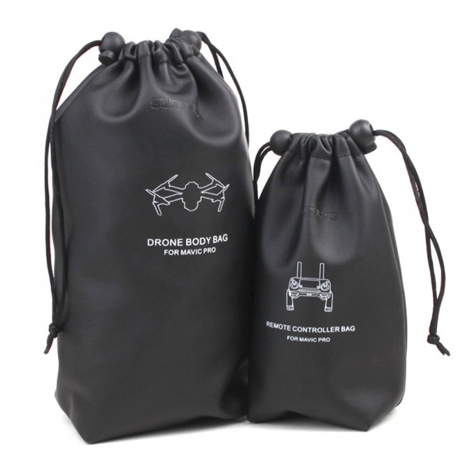 GPX Extreme Kožené vodotesné ochranné tašky DJI Mavic Pro - čierna