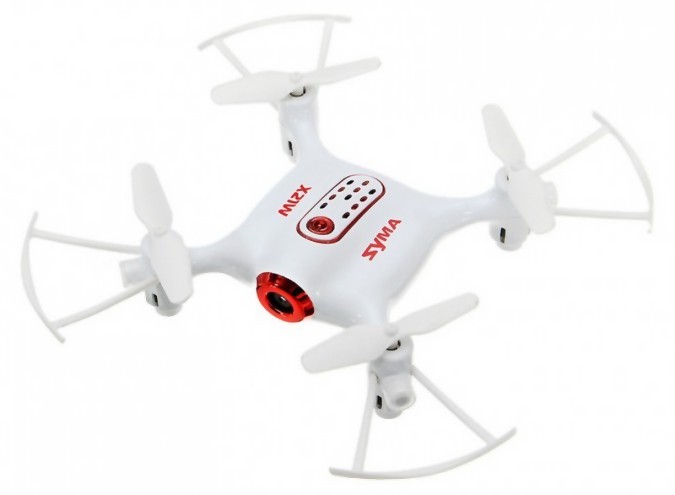 RC dron Syma X21W HD 2.4GHz (kamera FPV 720p, auto-štart) - biela
