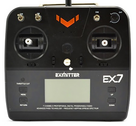Volantex (TW) Exmitter EX7 7CH 2,4 GHz + prijímač EAR711