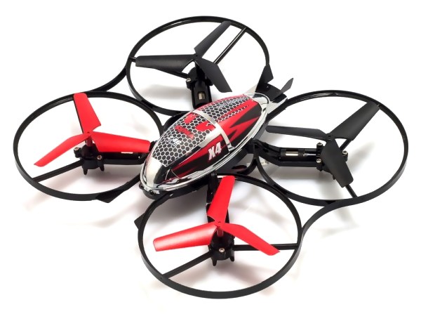 RC dron Syma X4 (2.4GHz, 4CH) - červená