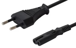 GPX Extreme Napájací kábel 240 V Euro RTV (2-kolíkový konektor)