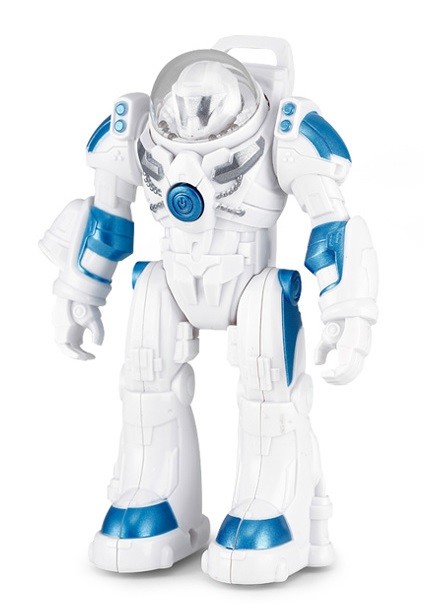 Robot Spaceman RASTAR 1:32 (svetlá a zvuky, pohyblivé ramená) - biela