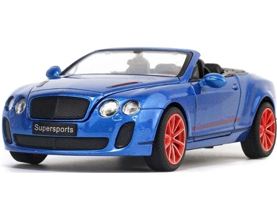 Bentley Continental Supersports Kabriolet 1:24 (kov) - modrá