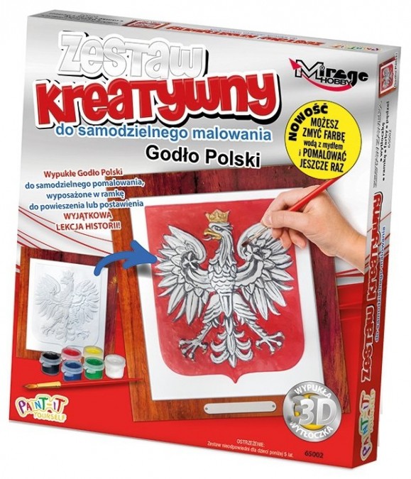 MIRAGE 3D maľovanka - emblém Poľský