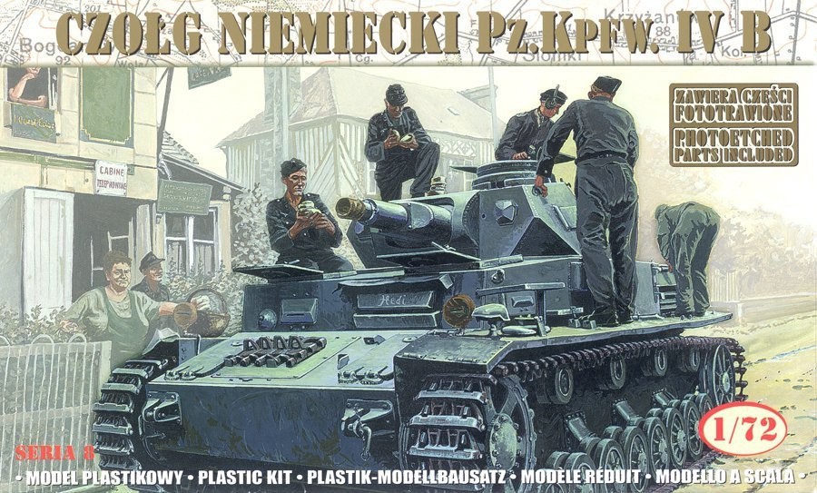 Plastový model MIRAGE: German Tank Pz.Kpfw. IV Ausf. B 