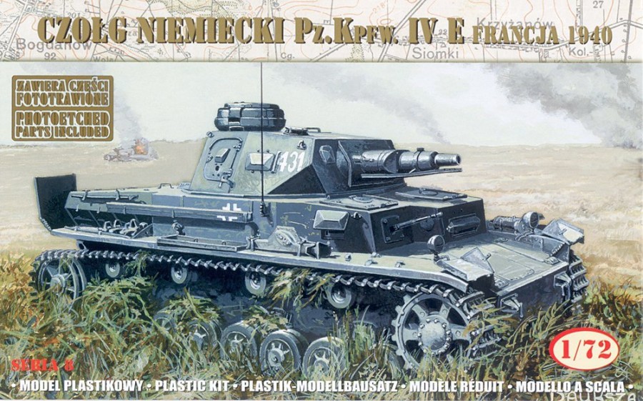 Plastový model MIRAGE: German Tank Pz.Kpfw. IV Ausf. E 