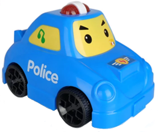 MZ MODEL: Policajné auto, hra a svieti pre deti 24M +