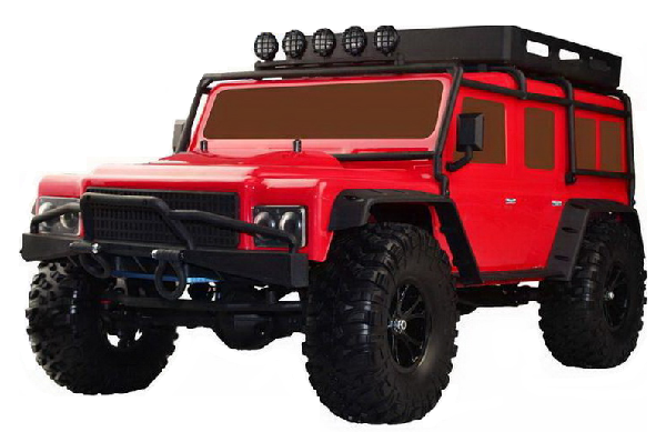 VRX Racing Rock Crawler 2CH 1:10 4WD 2,4 GHz RTR - červená