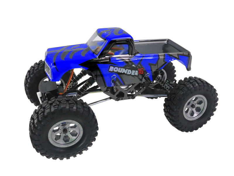 RC Himoto Mini Rock Crawler na ovládanie 1:16 4WD 2,4 GHz - modrá
