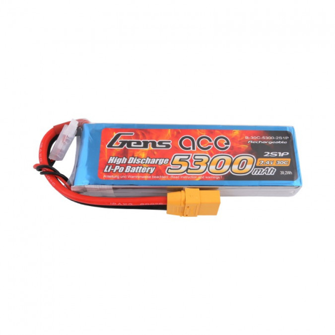 Batéria 5300mAh 7.4V 30C Gens Ace XT90