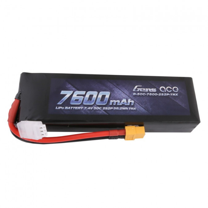  Batéria na RC modely Gens Ace TATTU: 7600mAh 7.4V 50C XT60