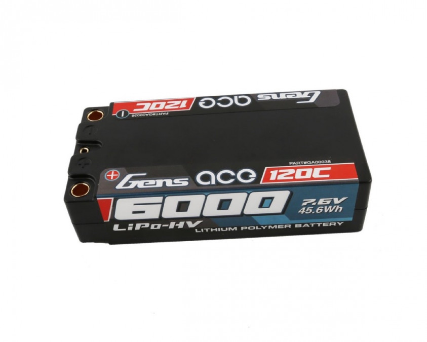 Batéria LIPO 6000mAh 7.6V 120C HardCase Gens Ace