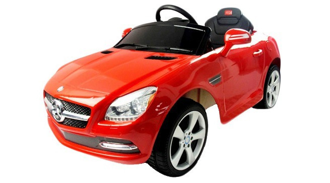 Rastar Odrážadlo Mercedes-Benz SLK55 s batériou a MP3 - červené