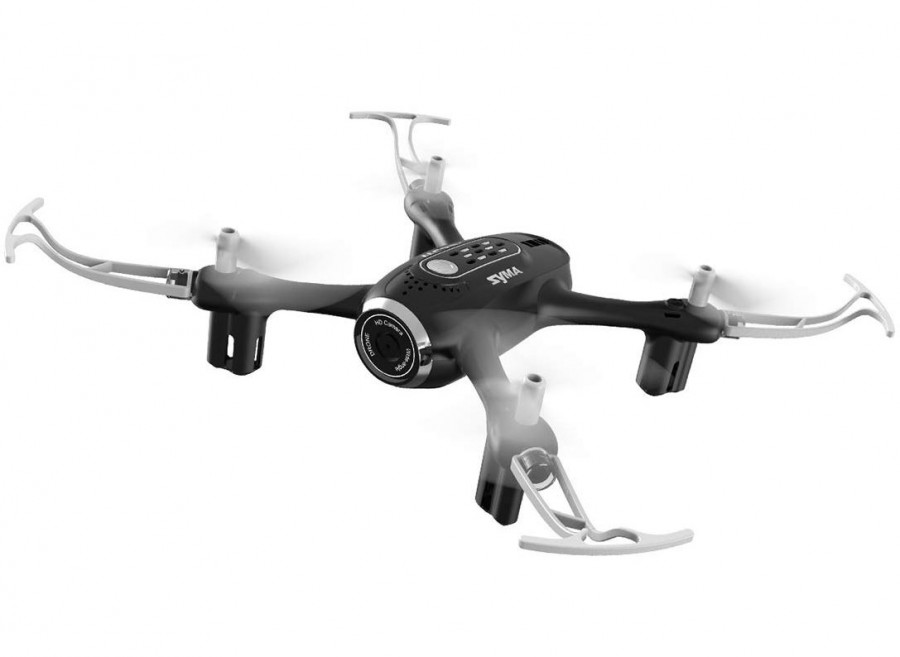 RC dron na ovládanie Syma X22SW FPV WiFi kamera - čierna