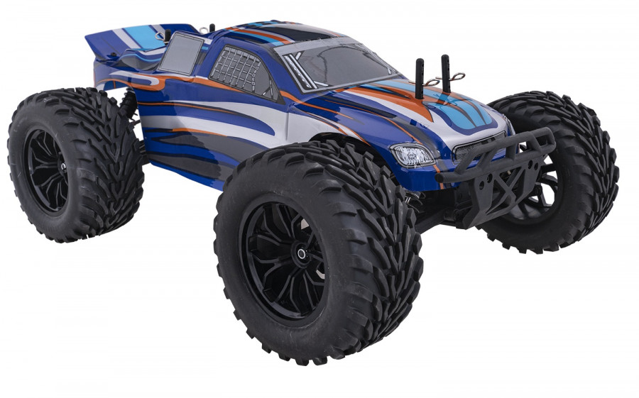 VRX Racing Sword  EBL 1:10 4WD 2,4GHz 80km / h RTR Brushless - modrý
