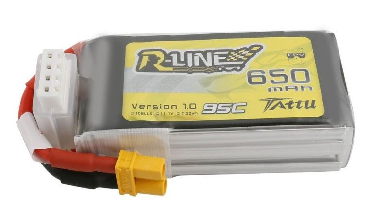 Batéria LiPo 650mAh 11.1V 95C TATTU R-Line Gens Ace