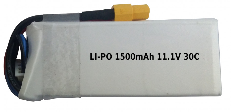 Batéria TPC: 1500 mAh 11,1 V 30 C LiPo XT60